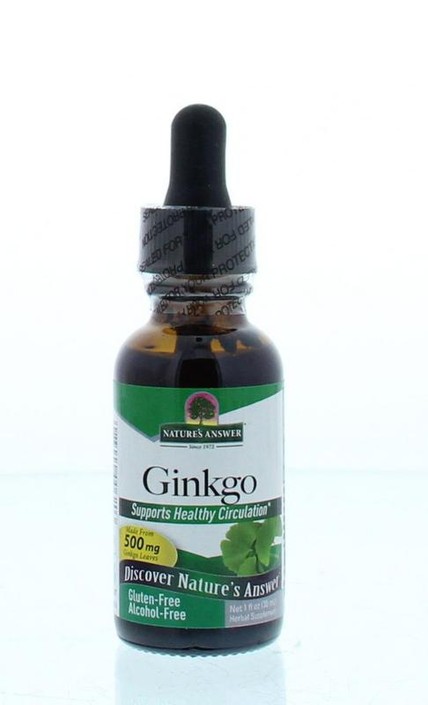 Natures Answer Ginkgo biloba extract alcoholvrij (30 Milliliter)