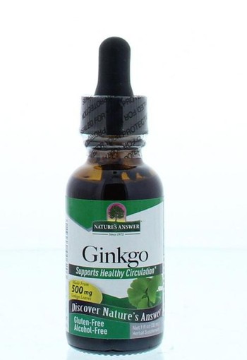 Natures Answer Ginkgo biloba extract alcoholvrij (30 Milliliter)