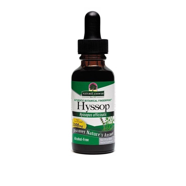 Natures Answer Hyssop extract alcoholvrij (30 Milliliter)