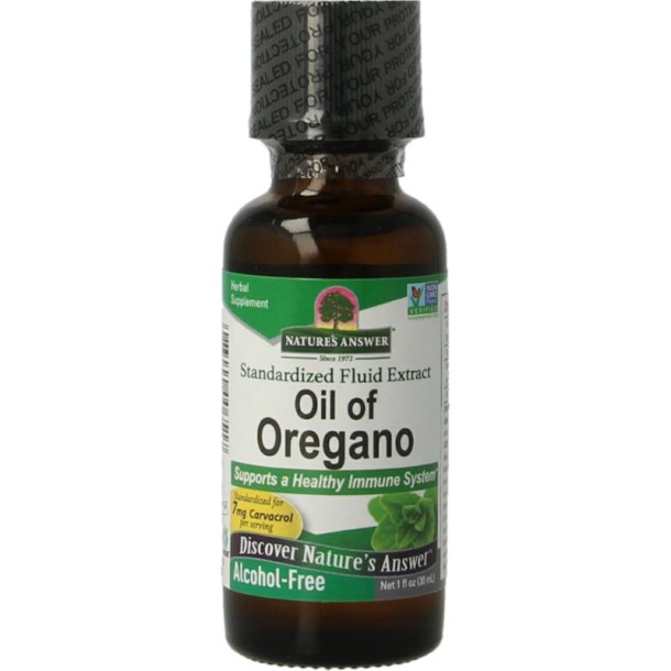 Natures Answer Oregano olie - 50% carvacrol (30 Milliliter)