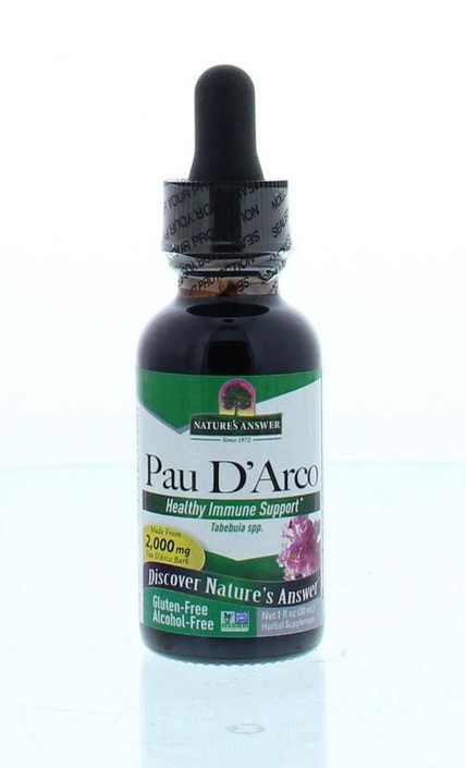 Natures Answer Pau d'arco extract alcoholvrij (30 Milliliter)