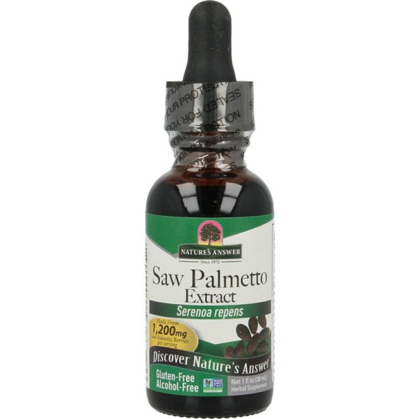 Natures Answer Saw Palmetto extract alcoholvrij (30 Milliliter)