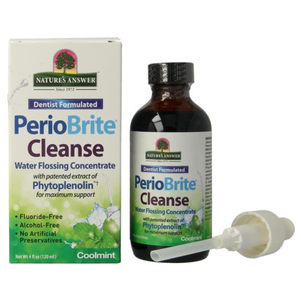 Natures Answer Periobrite monddouche 22 kruiden en Q10 (120 Milliliter)