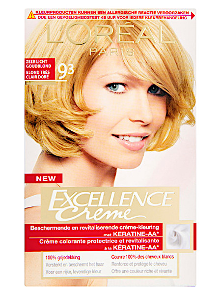 L'Oré­al Ex­cel­len­ce crè­me 09.3 zeer licht goud­blond