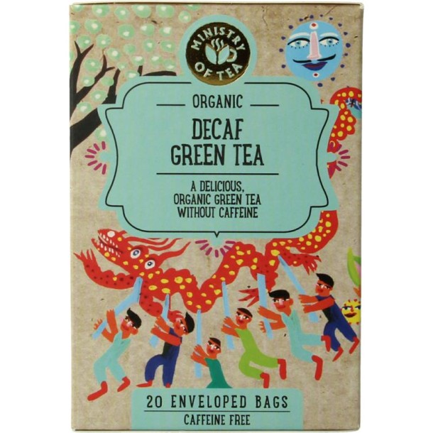 Ministry Of Tea Decaf green tea bio (20 Zakjes)