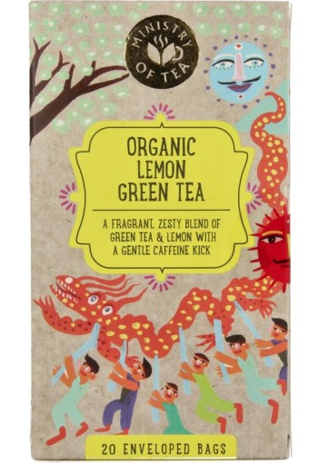 Ministry Of Tea Lemon green tea bio (20 Zakjes)