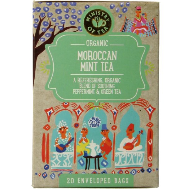 Ministry Of Tea Moroccan mint tea bio (20 Zakjes)