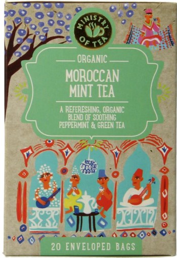 Ministry Of Tea Moroccan mint tea bio (20 Zakjes)