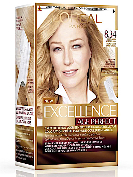 L'Oré­al Ex­cel­len­ce Age Perfect 8.34 - Licht Goud Koperblond