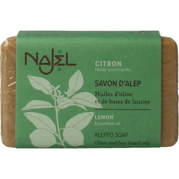 Najel Aleppo zeep olijf citroen limoen (100 Gram)