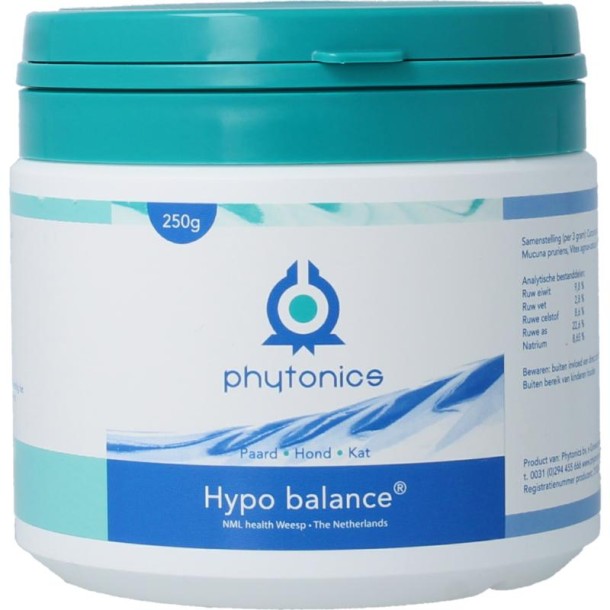 Phytonics Hypo balance hond kat paard pony (250 Gram)