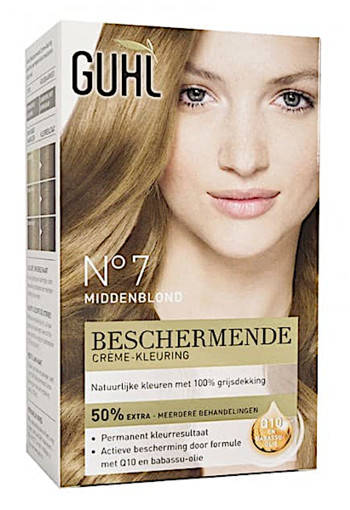 Guhl Beschermende Crème-kleuring No. 7- Middenblond - Haarverf