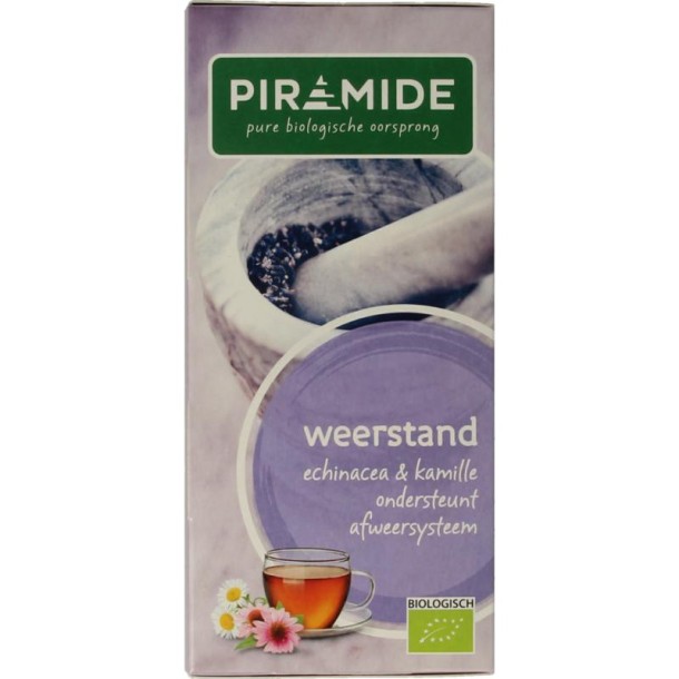 Piramide Weerstand thee eko bio (20 Zakjes)