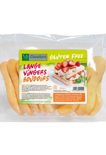 Damhert Lange vingers koekje glutenvrij (100 Gram)