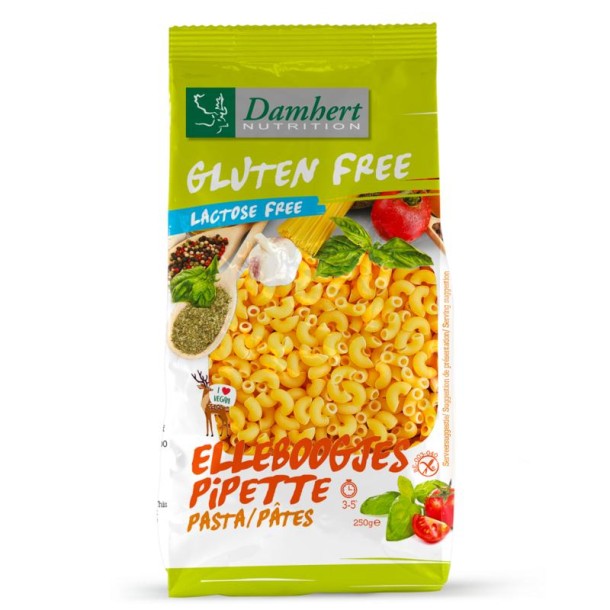 Damhert Pasta elleboogjes glutenvrij (250 Gram)