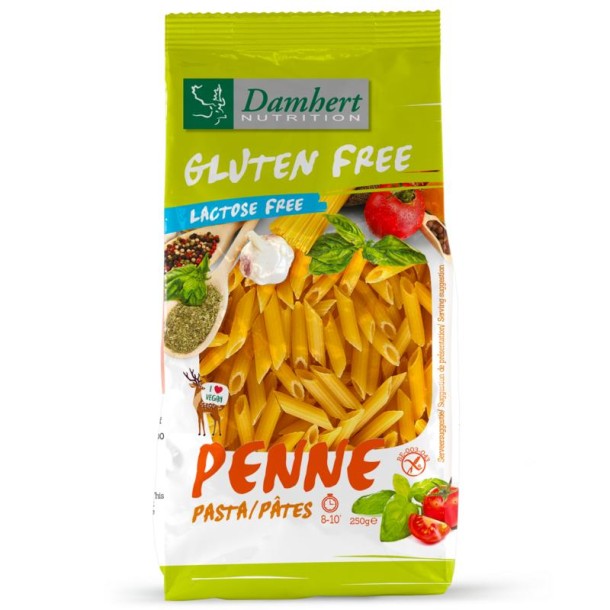 Damhert Pasta penne glutenvrij (250 Gram)