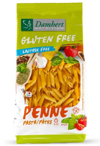 Damhert Pasta penne glutenvrij (250 Gram)