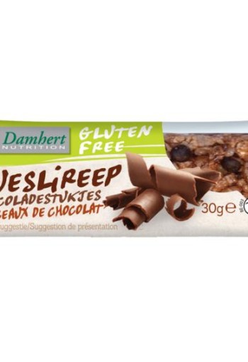 Damhert Mueslireep chocolade glutenvrij (30 Gram)