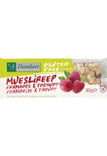 Damhert Mueslireep framboos glutenvrij (30 Gram)