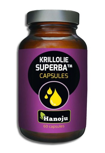 Hanoju Krill olie 500mg (60 Vegetarische capsules)