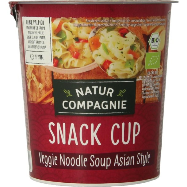 Natur Compagnie Cupnoodles Asia vegetable bio (55 Gram)