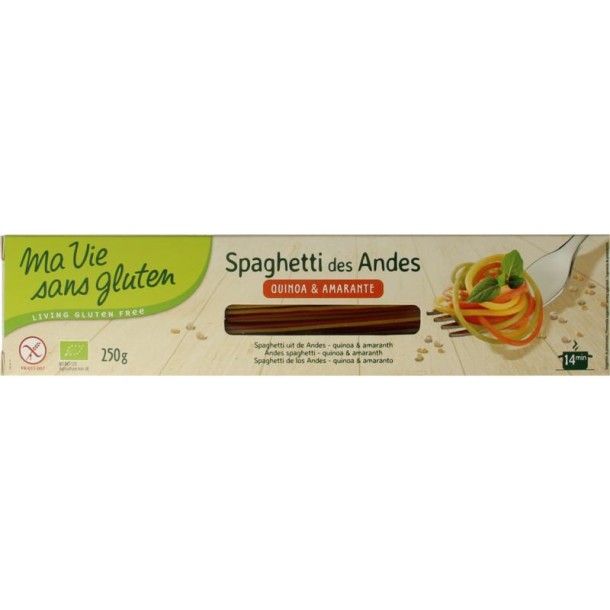 Ma Vie Sans Tricolor spaghetti glutenvrij bio (250 Gram)