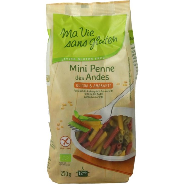 Ma Vie Sans Tricolor mini penne glutenvrij bio (250 Gram)