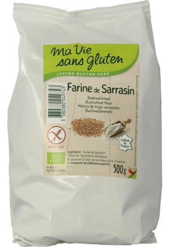 Ma Vie Sans Boekweitmeel - glutenvrij - bio (500 Gram)