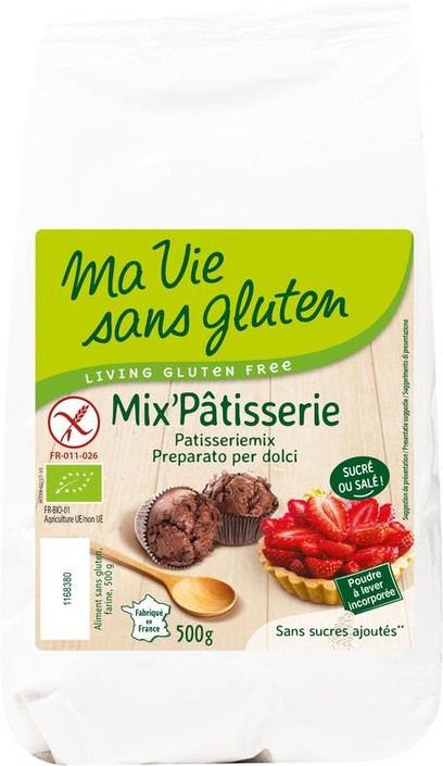 Ma Vie Sans Gebak patisseriemix glutenvrij bio (500 Gram)