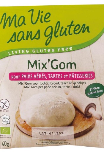 Ma Vie Sans Bindmiddel voor brood en gebak glutenvrij bio (60 Gram)