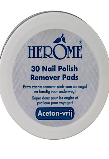 Herô­me Ca­ring nail re­mo­ver pads 30 stuks