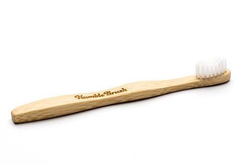 The Humble Co Tandenborstel bamboe kids wit brush soft (1 Stuks)