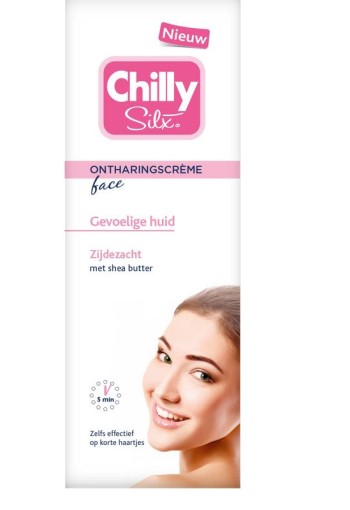 Chilly Silx Ontharingscreme gezicht (50 Milliliter)