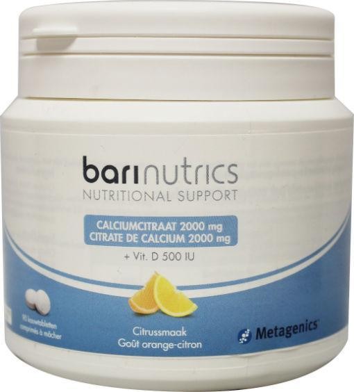 Barinutrics Calciumcitraat citrus (90 Tabletten)