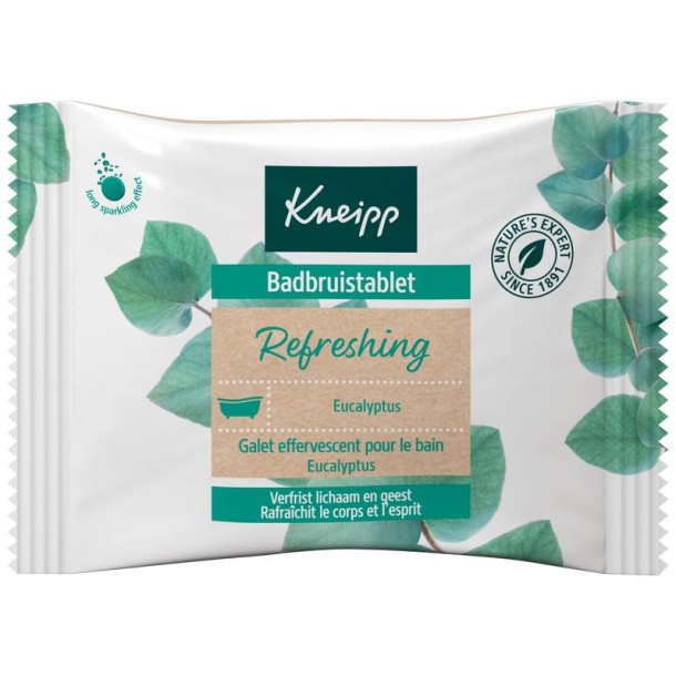 Kneipp Badbruistablet refreshing eucalyptus (80 Gram)