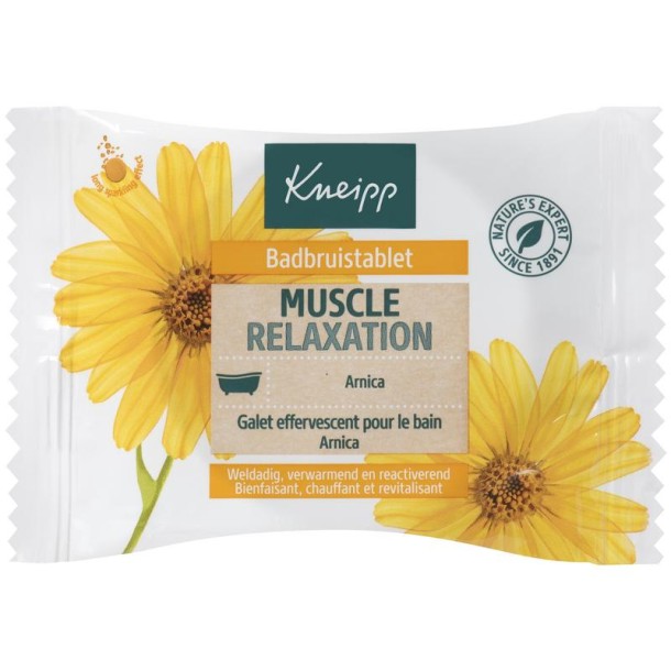 Kneipp Badbruistablet mucle relaxation arnica (80 Gram)