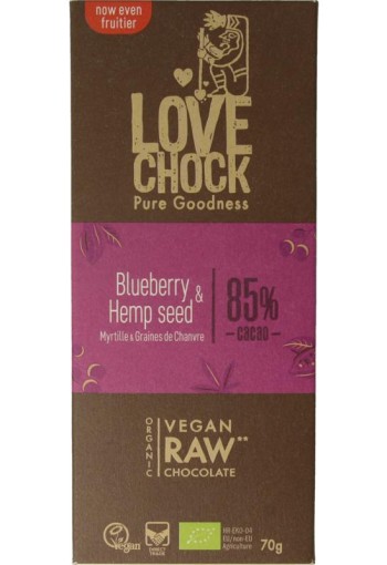 Lovechock Blueberry hempseed bio (70 Gram)