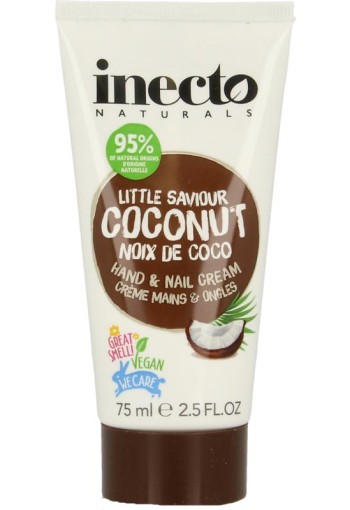 Inecto Naturals Coconut hand & nagelcreme (75 Milliliter)