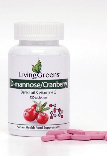 Livinggreens Cranberry met D Mannose (120 Tabletten)