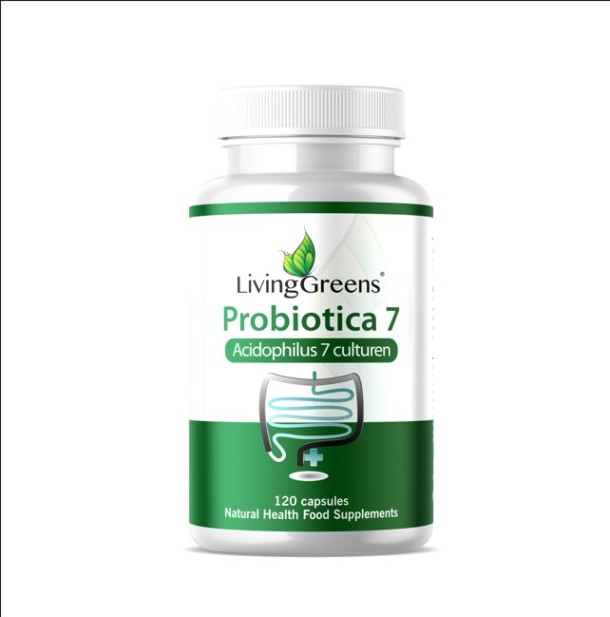 Livinggreens Probiotica acidophilus 7 culturen (120 Capsules)