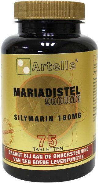 Artelle Mariadistel 9000mg silymarin 180mg (75 Tabletten)