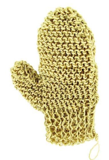 Forsters Massage handschoen met duim aloe sisal (1 Stuks)