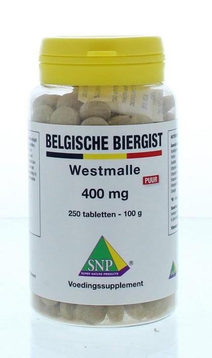 SNP Belgische biergist 400 mg puur (250 Stuks)