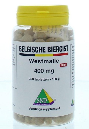 SNP Belgische biergist 400 mg puur (250 Stuks)