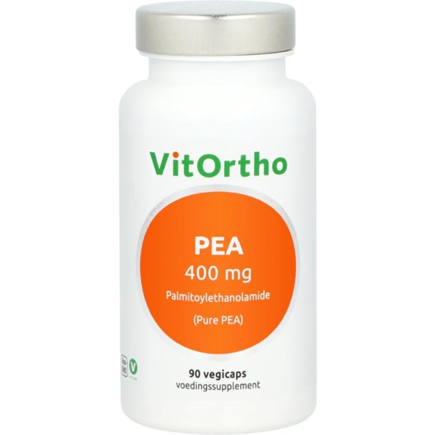 Vitortho PEA 400 mg palmitoylethanolamide (90 Vegetarische capsules)