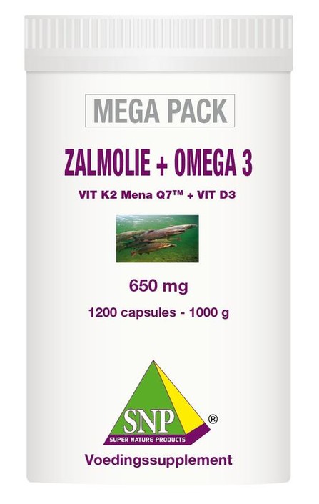 SNP Zalmolie & omega 3 megapack (1200 Capsules)