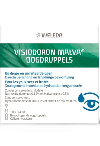 Weleda Visiodoron malva oogdruppels 0.4 ml (10 Ampullen)