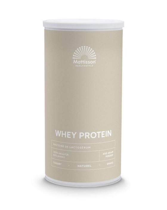 Mattisson Sport wei whey proteine concentraat naturel (450 Gram)