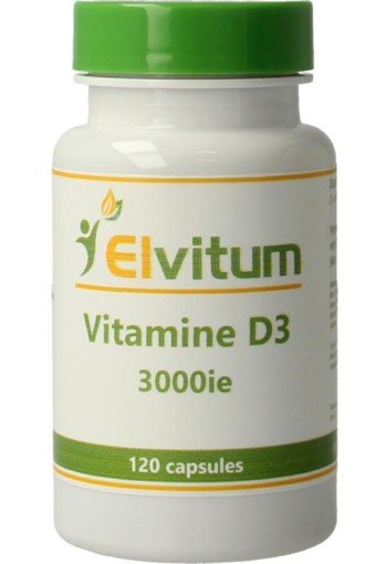 Elvitaal/elvitum Vitamine D3 3000IE/75mcg (120 Capsules)