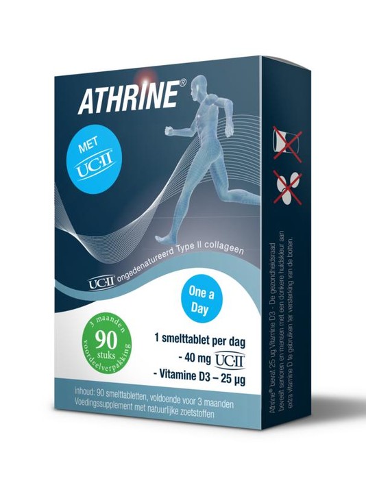 Athrine UC-II en Vitamine D3 (90 Tabletten)